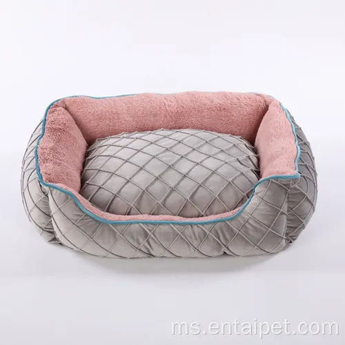 Rasa Anjing Rumah Round Round Shape Pet Kat Katil